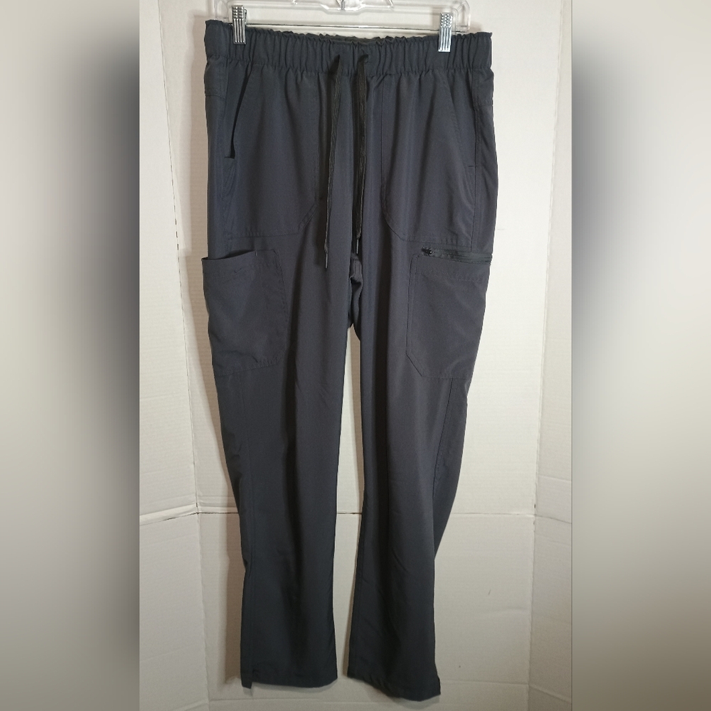 Carhartt Gray Scrub Set with Pockets Size Medium - Picture 4 of 6